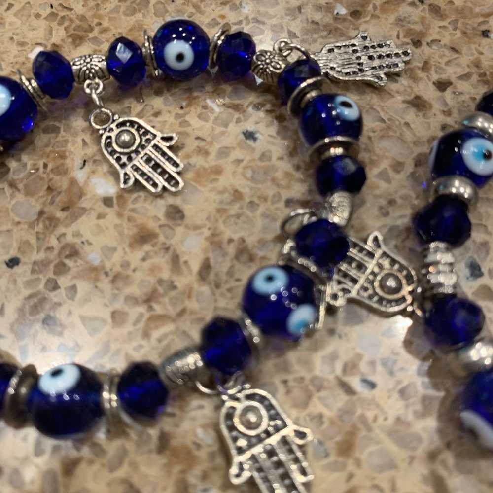 Evil Eye with Hand Bracelet